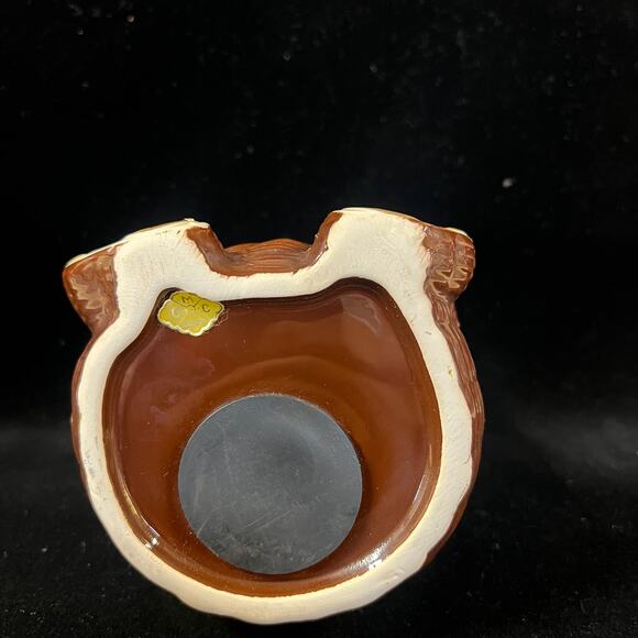 VTG Coin Bank Otagiri Ceramic Teddy Bear Set 2 Mama & Baby 6" & 4.5" Japan MOC - Picture 6 of 7